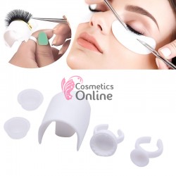 Suport cu inel din plastic pentru gene false individuale banda 02